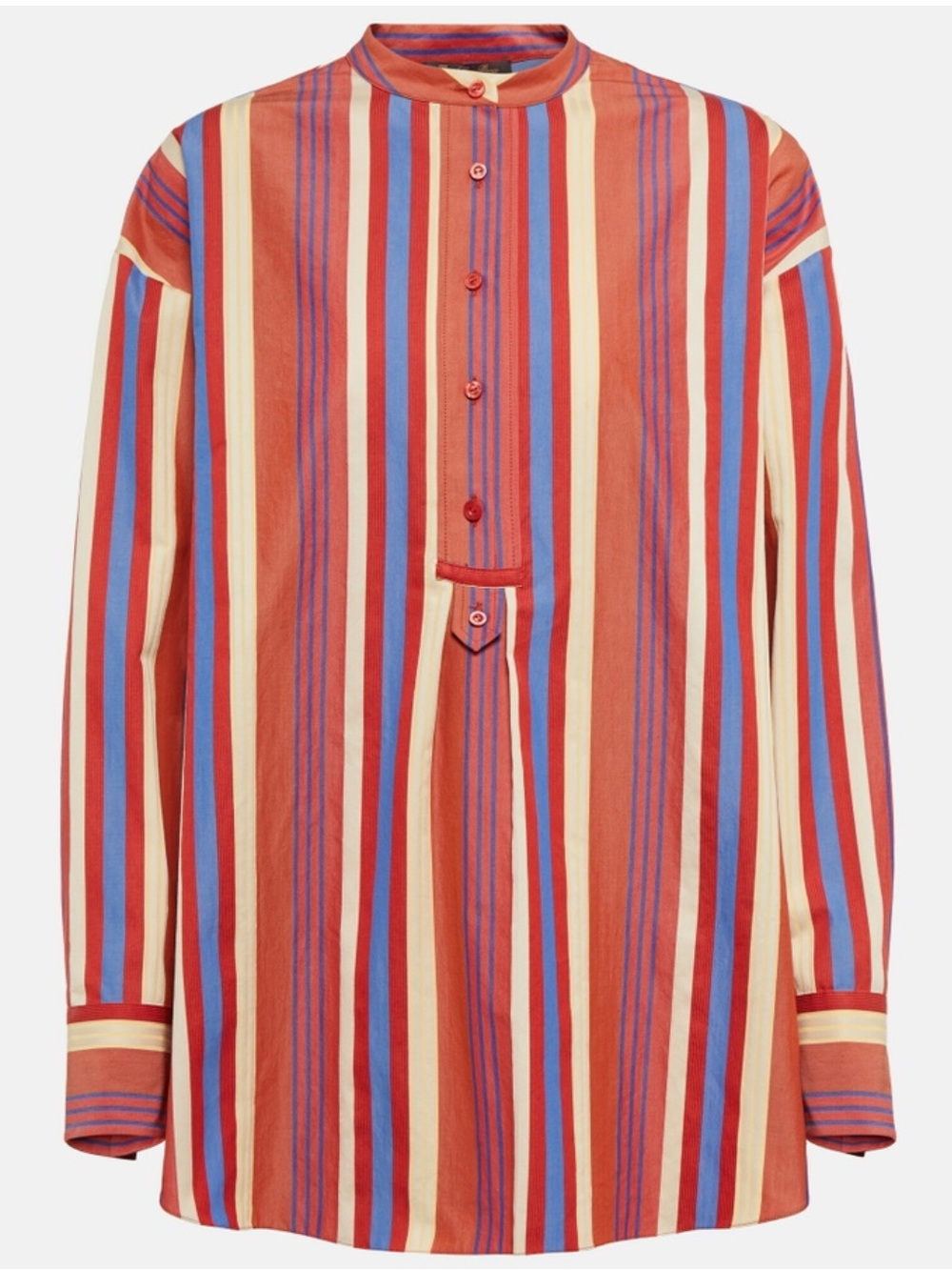 Loro Piana Striped Long-Sleeve Cotton Shirt Size Women’s US 6 NWOT MSRP $1200